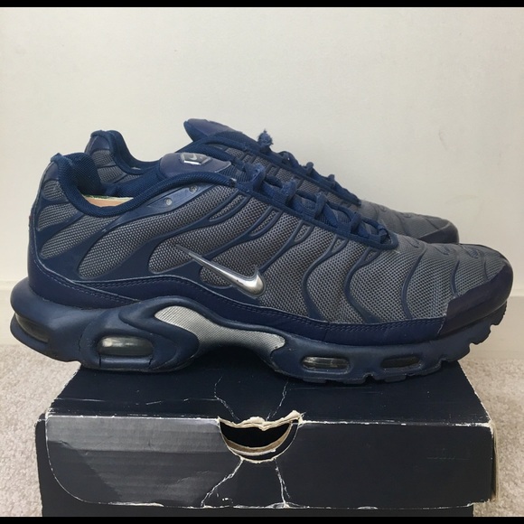 Nike Air Max Plus TN Navy & Gray Men’s Size 13 Nike Air Max Plus TN Navy & Gray Men’s Size 13